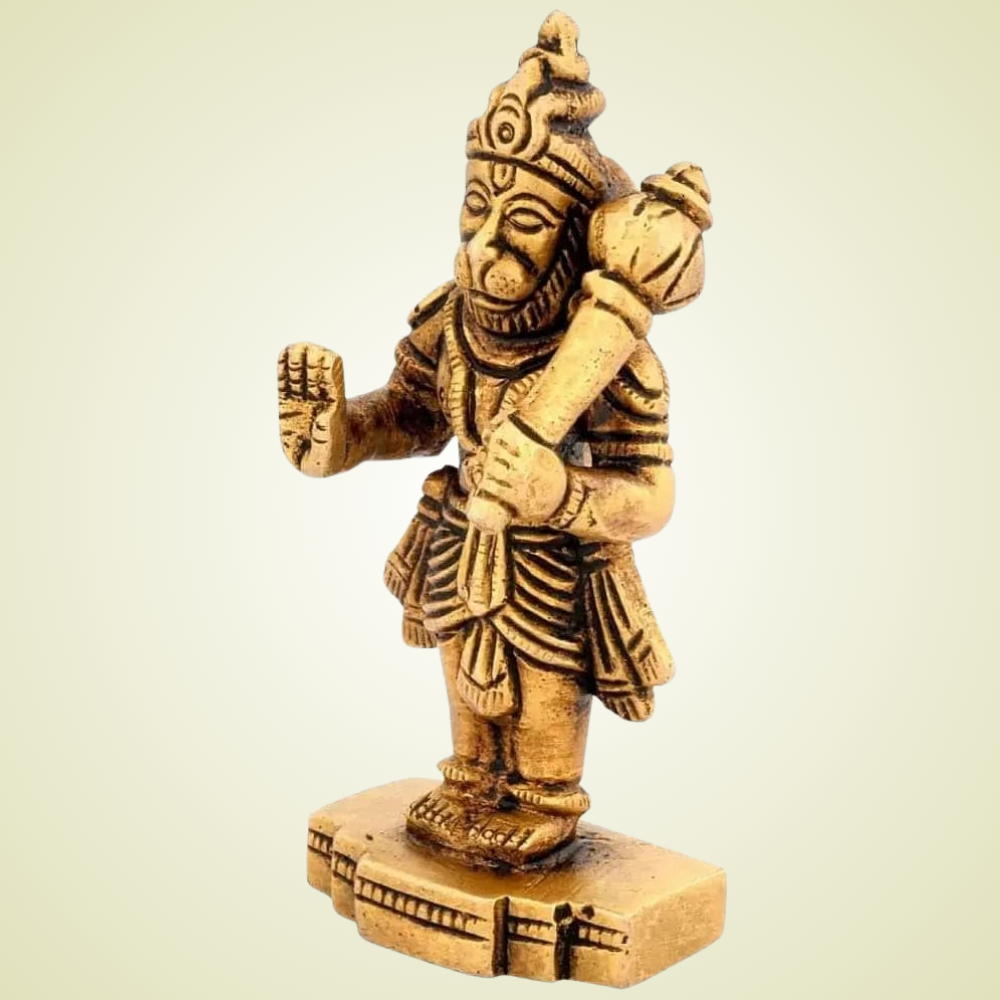 Brass Lord Hanuman Ji Murti Bajrangbali