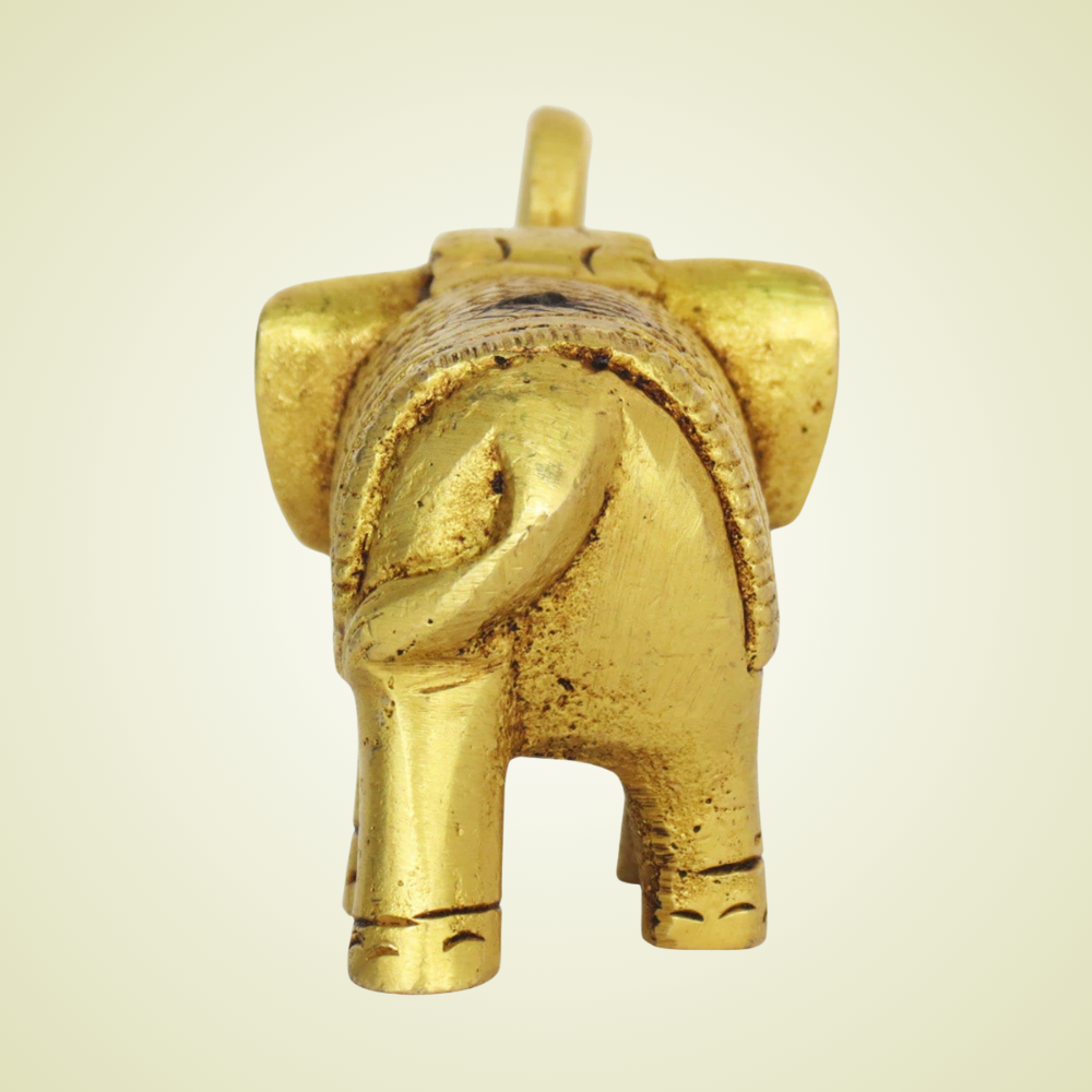 Brass Elephant Idol for Home Decor Gift Items